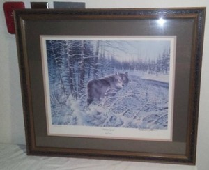 lot 149 image: Michael Steve, Northern, Guard, Wolf Theme, Limited Edition.