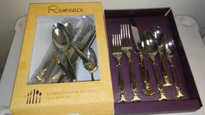 lot 158 image: Romance, By Maison Flatware Set 20 Piece.