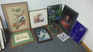 lot 163 image: (9) Vintage Artwork and more.