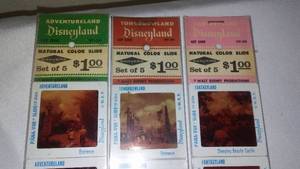 lot 204 image: Vintage Disneyland Sliders,
