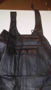 lot 207 image: Mens Leather Riding Bib Overalls Size 44  New