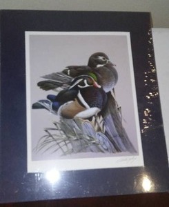 lot 225 image: Limited Edition Print, 3163950. Ducks On Stump
