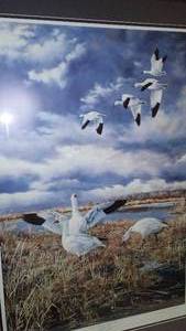 lot 228 image: Andrew Kiss, From A Distance  Snow Geese