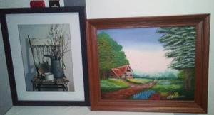 lot 231 image: (2) Pieces of Framed Artwork.