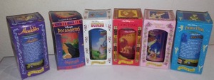lot 246 image: 6 Disney, Coca-Cola, Burger King collectible glasses in boxes