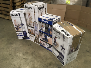 lot 15 image: Lot of assorted Shark  vacuum customer returns various models and conditions