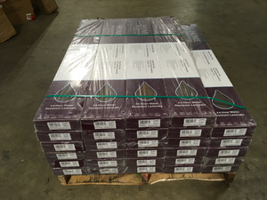 lot 17 image: Pallet with 29 cases Home Decorators Hayes River Oak 12mm Thick x 7-916 in. Wide x 50-58 in. Length Water Resistant Laminate Flooring (15.95 sq. ft.case)