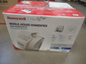 lot 351 image: Honeywell Home 2,700 - 4,500 sq. ft. Whole-House Powered Flow-Through Air Humidifier (OPEN BOX)