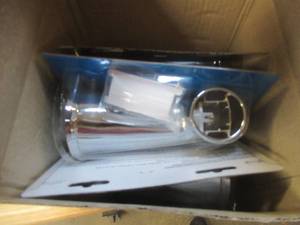 lot 384 image: 3 PACK DANCO 5-12 in. Decorative Tub Spout in Chrome