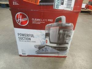 lot 397 image: HOOVER CleanSlate Pro Portable Carpet and Upholstery Spot Cleaner (SLIGHTLY USED)