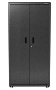 lot 342 image: Gladiator Ready-to-Assemble Steel Freestanding Garage Cabinet in Hammered Granite (36 in. W x 72 in. H x 18 in. D) (IN BOX)