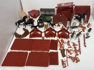 Vintage Marx Brand Fort Apache Play Set (Not Complete)