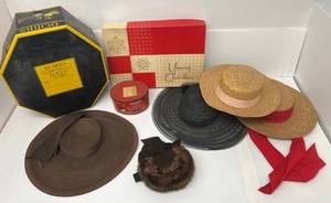 Vintage Hats And Hat Boxes