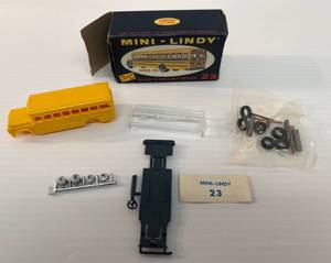 1968 Lindberg Brand Mini- Lindy Build And Collect Series 23 School Bus Model Kit NIB (Opened For Photos Only)
