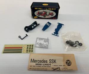 1968 Lindberg Brand Mini- Lindy Build And Collect Series 20 Mercedes SSK Model Kit NIB (Opened For Photos Only)