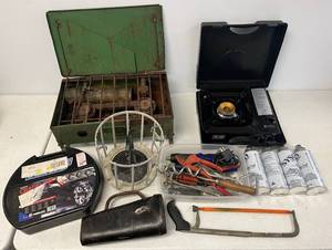 Group Of Misc. Outdoor Items Including Gas Stoves And More