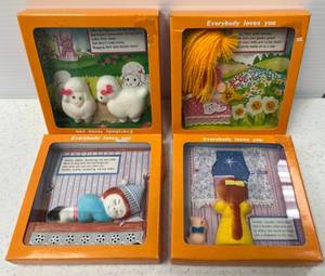 Group Of Misc. Vintage Stuffed Animals And More