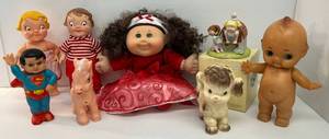 Vintage Toys Including Rubber Kewpie Doll And More