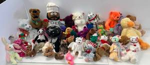 Large Group Of Collectible Plush Toys