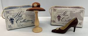 Pair Of Classic Culture Collectibles 1 Hat 1 Shoe
