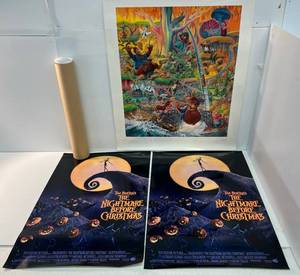 Nightmare Before Christmas Movie Posters And Disney Poster