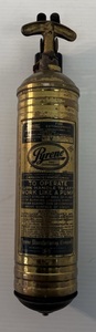 Vintage Brass Fire Extinguisher