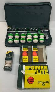 Caprico Portable Putter Set And Misc. Golf Balls