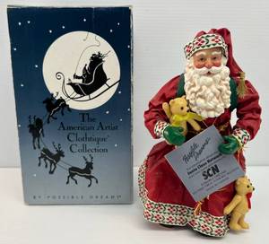 Clothtique Collection Teddy Love Santa And Bears 10