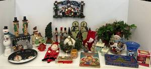 Large Group Of Antique Christmas Dcor And More