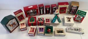 Group Of Vintage Hallmark Ornaments And More