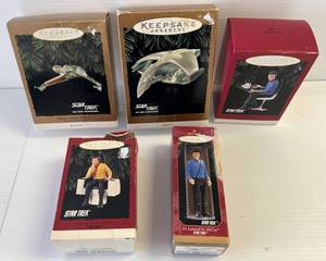 Vintage Hallmark Star Trek Ornaments