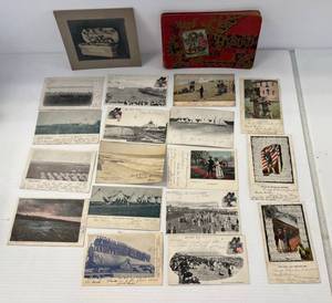 Group Of Misc. Vintage Postcards Some With Stamps