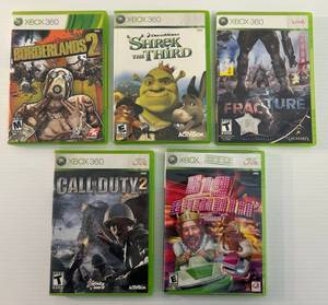 Group Of Xbox 360 Games