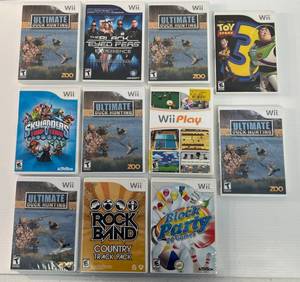 Group Of Wii Games