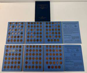 Two Books Of Lincoln Cents (A Few Missing In Each Book) And Handbook Of United States Coins