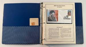 Album Of First Day Cover StAMPS & 1862-71 Two Cent Revenue Stamp