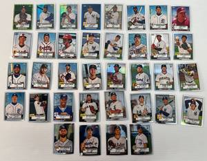 Group Of Topps Chrome Baseball Cards