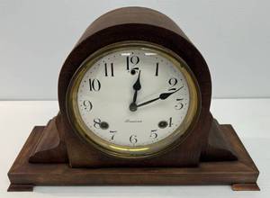 Antique Sessions Key Wind Mantle Clock (Untested)