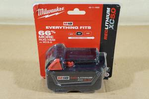 lot 19 image: Milwaukee Redlithium XC 5.0 M18 Battery