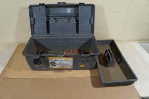 lot 44 image: 20 Plano Tool Box with Tools - Channellock