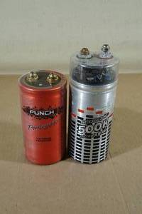 lot 70 image: 2 12 Farad Car Audio Capacitors