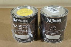 lot 84 image: 2 Quarts Old Masters Gel Stain -Pickling White