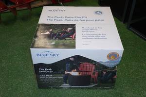 lot 140 image: Blue Sky The Peak Smokeless Patio Fire Pit with Spark Screen