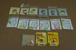 lot 144 image: Windigo Spinners, Rhino Rigs, Rainbow Spinners Fishing Lures