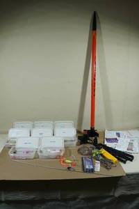 lot 192 image: Model Rocket with Many Building Parts
