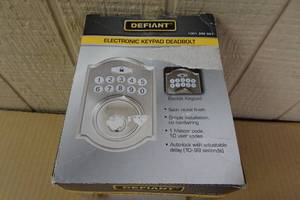 lot 193 image: Defiant Electronic Keypad Deadbolt