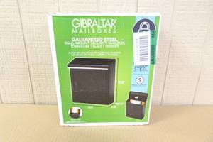 lot 195 image: Gibraltar Galvanized Steel Wall Mount Security Mailbox