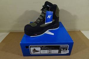 lot 211 image: Korkers Greenback Light Weight Wading Boots -Mens Size 15