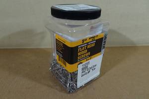 lot 246 image: Flat Head Stainless Steel Wood Screws