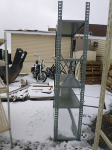 lot 29 image: 5 Tier Metal Shelving